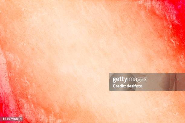 vibrant rustic bright orange or brick red coloured corners of a grungy textured effect empty and blank vector backgrounds like powder color splattered on a pastel peach beige or light brown colored surface - color powder stock illustrations
