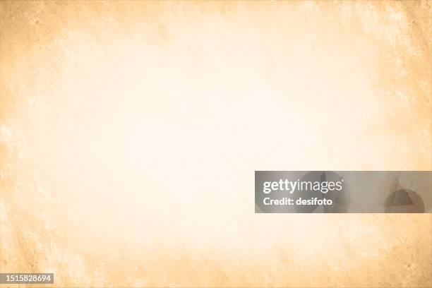 light pastel brown or beige or khaki colored smudged rough texture vignette over horizontal empty blank rustic grungy vector background with copy space for text - matte finish stock illustrations