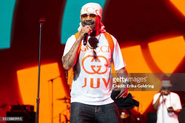 Juvenile aka Terius Gray performs onstage during day 1 of the 2023 ESSENCE Festival Of Culture™ at Caesars Superdome on June 30, 2023 in New Orleans,...