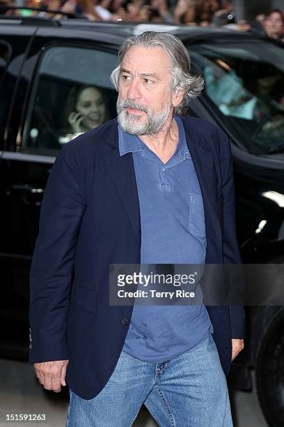 Actor Robert De Niro attends the "Silver Linings Playbook" premiere during the 2012 Toronto International Film Festiva at Roy Thomson Halll on...