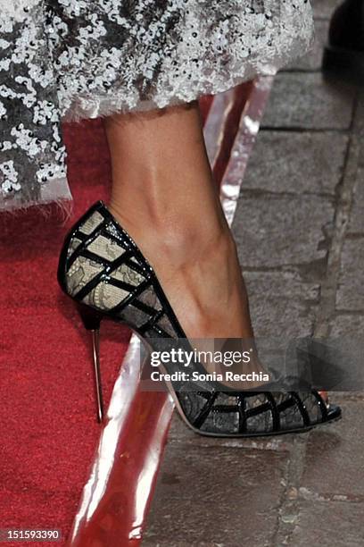 Fashioin detail at "The Perks Of Being A Wallflower" premiere during the 2012 Toronto International Film Festival at Ryerson Theatre on September 8,...