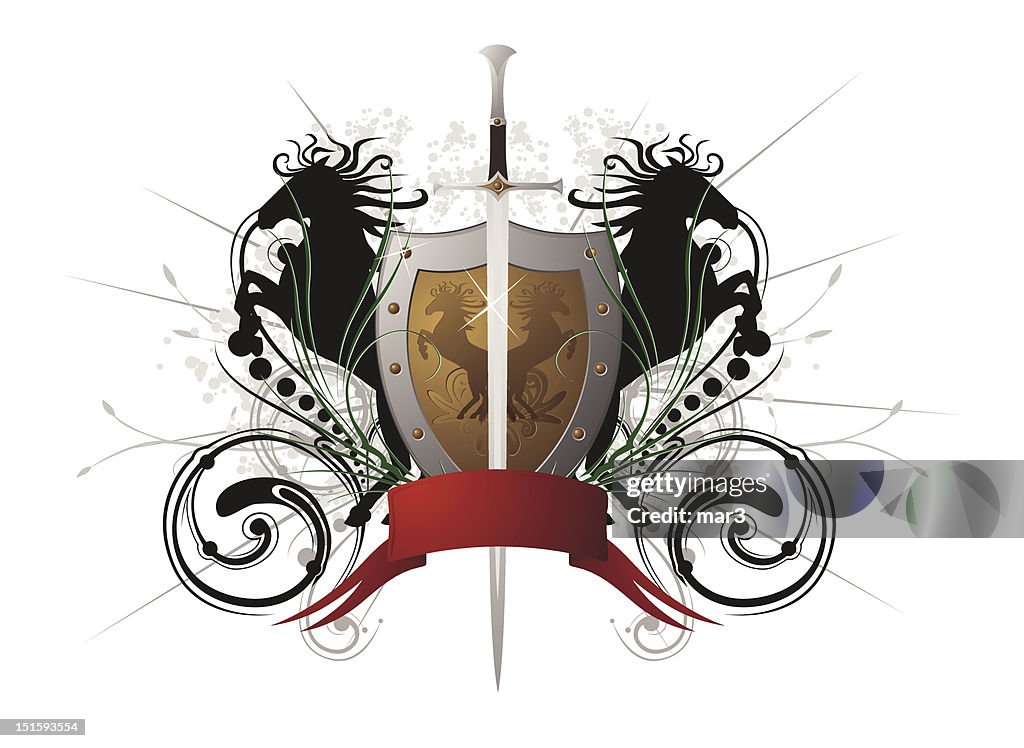 Medieval Shield High-Res Vector Graphic - Getty Images
