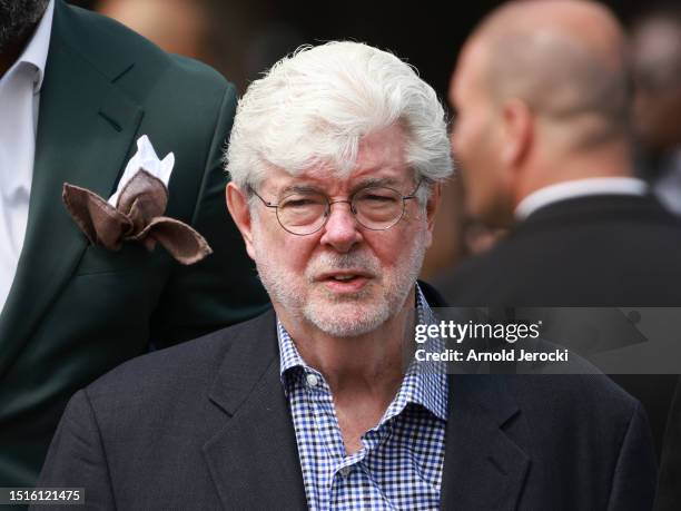 George Lucas attends the Chanel Haute Couture Fall/Winter 2023/2024 show as part of Paris Fashion Week on July 04, 2023 in Paris, France.