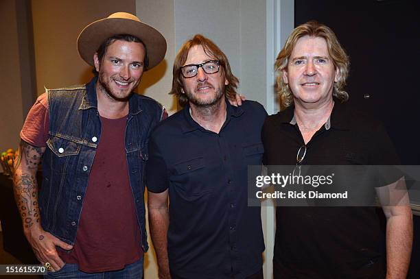 Singer/Songwriter/Producer Butch Walker, Producer Brendan O'Brien and Producer Steve Lillywhite during GRAMMY GPS - A Road Map For Today's Music Pro...