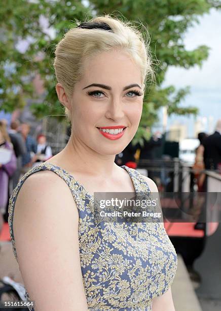 Actress Charlotte Sullivan attends The Board Gala: The Night That Never Ends during the 2012 Toronto International Film Festival at Corus Quay on...