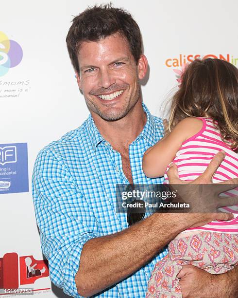 Actor Mark Deklin attends the 2nd annual Red CARpet event at the SLS Hotel on September 8, 2012 in Beverly Hills, California.