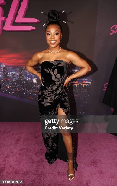 Gail Bean at the premiere of 'Snowfall' Season 5 held at Grandmaster Recorders on February 17, 2022 in Los Angeles, California.