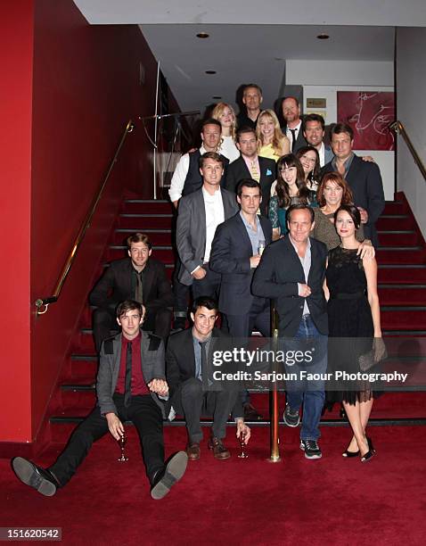 Cast and crew members attend the "Much Ado About Nothing" premiere during the 2012 Toronto International Film Festival at The Elgin Theatre on...