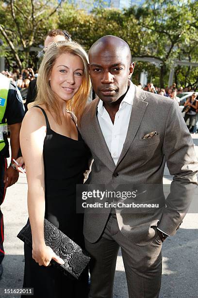 Emma Gyasi and David Gyasi at Warner Bros. "Cloud Atlas" Premiere At 2012 Toronto International Film Festival held at The Princess Whales Theatre on...