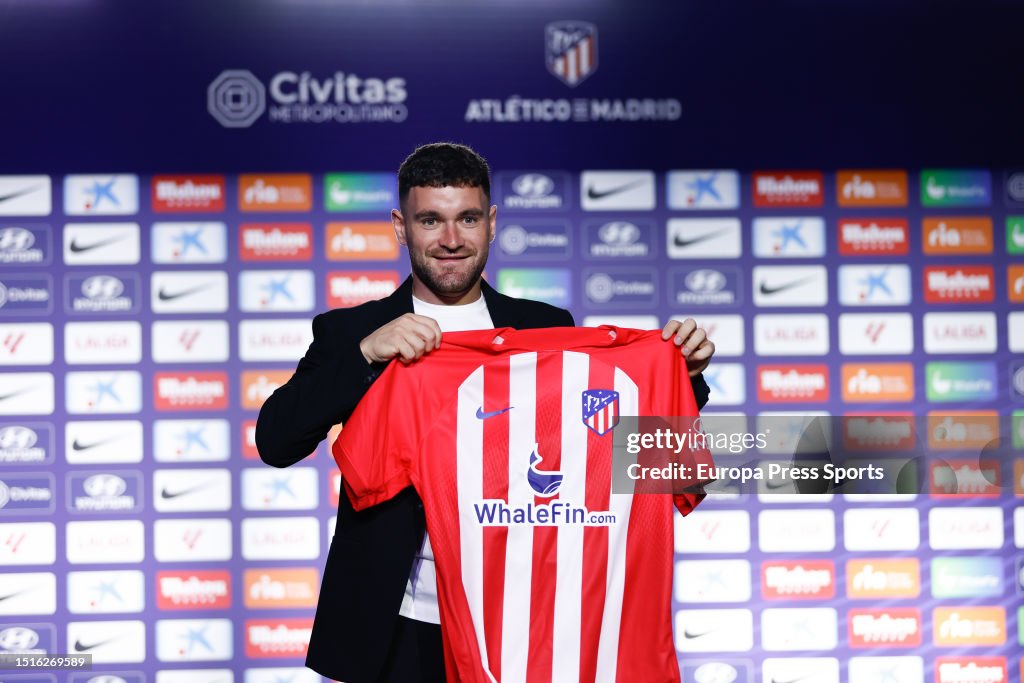 Javi Galan Presentation For Atletico De Madrid