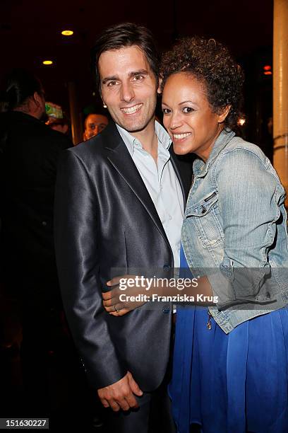 Robert Irschara and Milka Loff Fernandes attend the Clean Tech Media Award at Tempodrom on September 7, 2012 in Berlin, Germany.