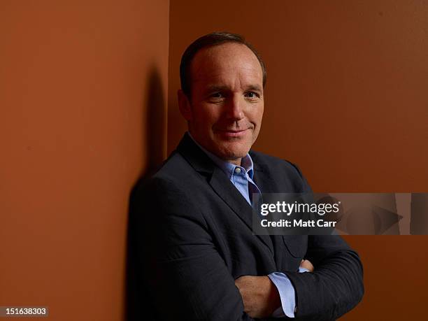 Actor Clark Gregg of "Much Ado About Nothing" poses at the Guess Portrait Studio during 2012 Toronto International Film Festival on September 9, 2012...