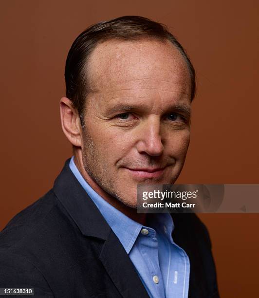 Actor Clark Gregg of "Much Ado About Nothing" poses at the Guess Portrait Studio during 2012 Toronto International Film Festival on September 9, 2012...