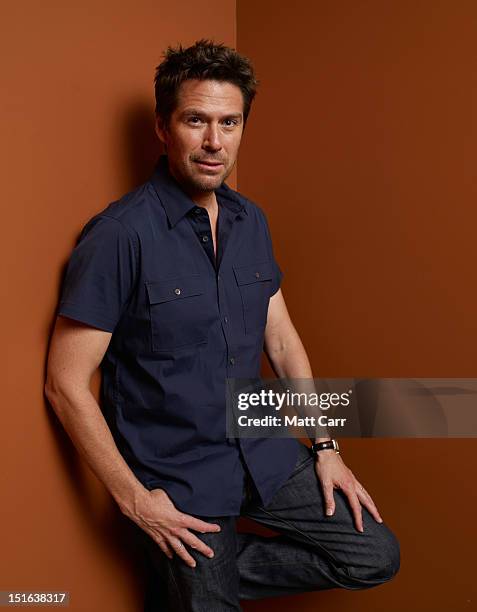 Actor Alexis Denisof of "Much Ado About Nothing" poses at the Guess Portrait Studio during 2012 Toronto International Film Festival on September 9,...