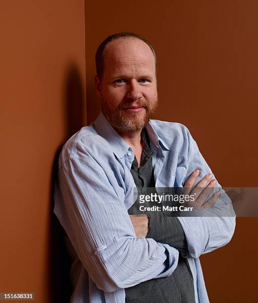 Writer/director Joss Whedon of "Much Ado About Nothing" poses at the Guess Portrait Studio during 2012 Toronto International Film Festival on...