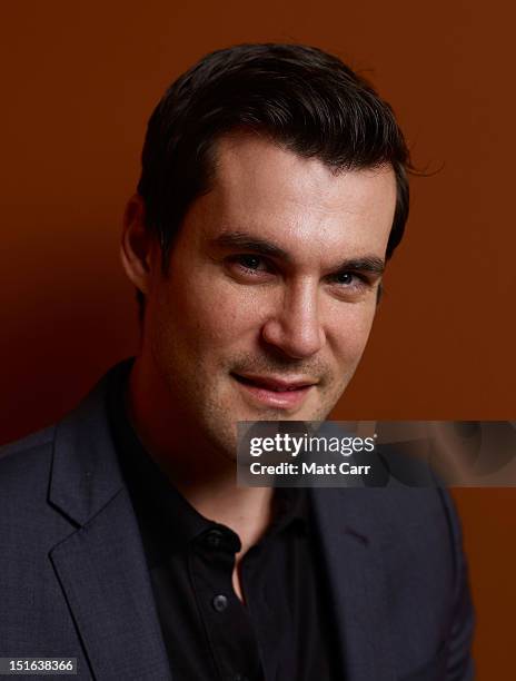 Actor Sean Maher of "Much Ado About Nothing" poses at the Guess Portrait Studio during 2012 Toronto International Film Festival on September 9, 2012...