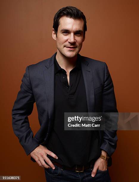 Actor Sean Maher of "Much Ado About Nothing" poses at the Guess Portrait Studio during 2012 Toronto International Film Festival on September 9, 2012...