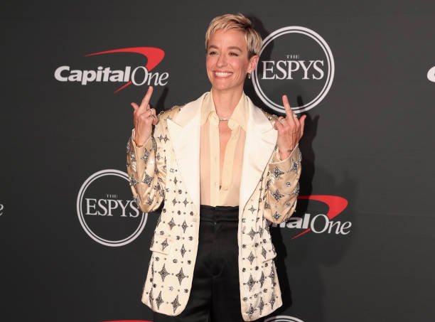 Megan Rapinoe at The 2022 ESPYS held at the Dolby Theatre on July 20, 2022 in Los Angeles, California, USA. Photo by Christopher Polk/Variety.