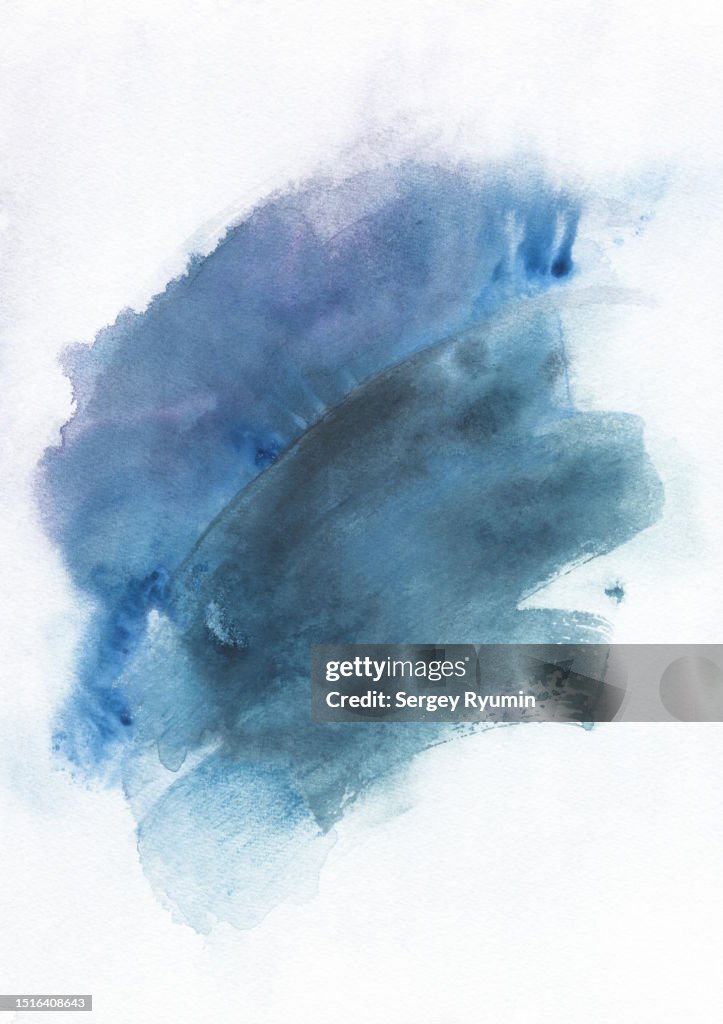 Navy blue paint strokes