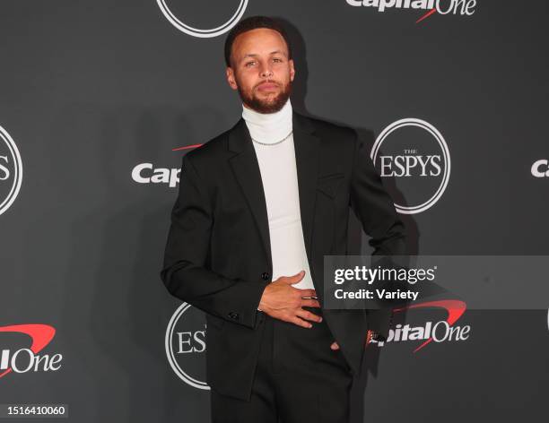 Stephen Curry at The 2022 ESPYS held at the Dolby Theatre on July 20, 2022 in Los Angeles, California, USA. Photo by Christopher Polk/Variety.