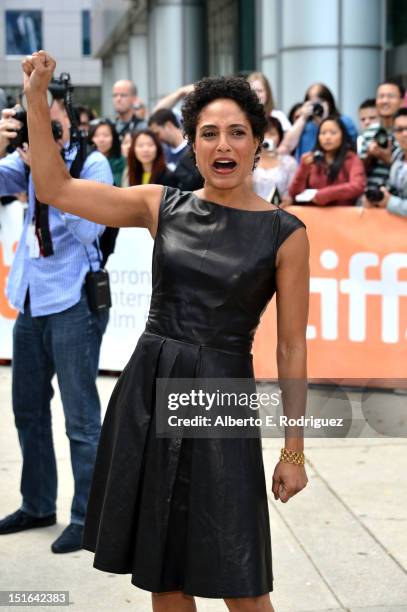Director Shola Lynchattends the "Free Angela & All Political Prisoners" premiere during the 2012 Toronto International Film Festival at Roy Thomson...