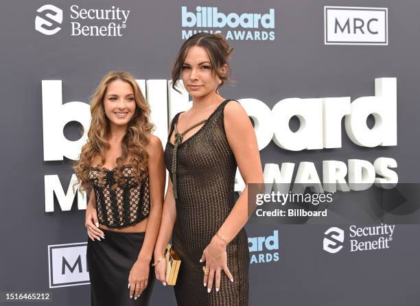 Lexi Rivera and Pierson Wodzynski at the 2022 Billboard Music Awards held at the MGM Grand Garden Arena on May 15th, 2022 in Las Vegas, Nevada.