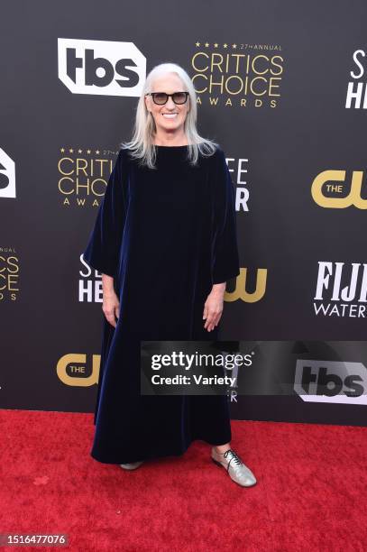 Jane Campion at the 27th Annual Critics Choice Awards held at the The Fairmont Century Plaza Hotel on March 13, 2022 in Century City, California.