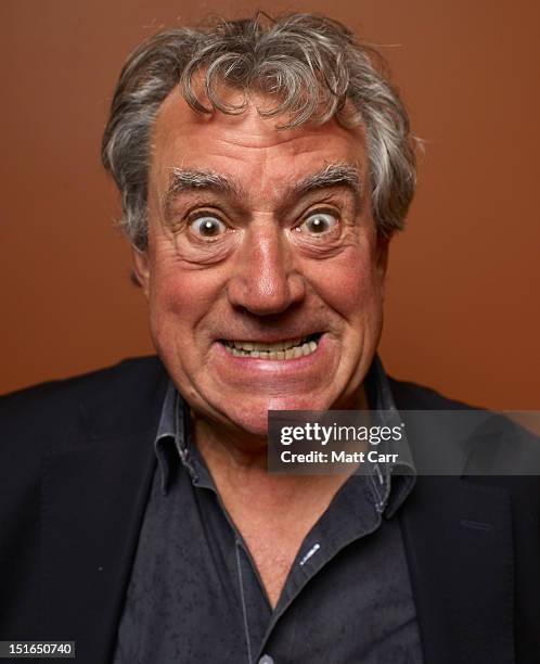 Actor Terry Jones of "A Liar's Autobiography: The Untrue Story Of Monty Python's Graham Chapman" poses at the Guess Portrait Studio during 2012...