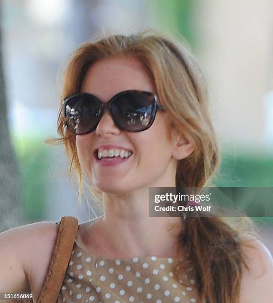 Actress Isla Fisher is seen on September 9, 2012 in Los Angeles, California.
