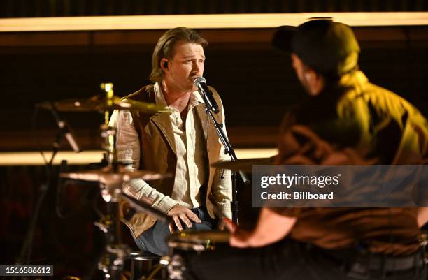 Morgan Wallen performs at the 2022 Billboard Music Awards held at the MGM Grand Garden Arena on May 15th, 2022 in Las Vegas, Nevada.