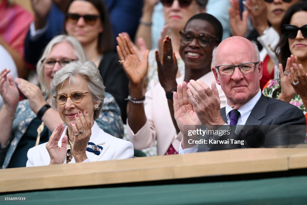 Celebrity Sightings At Wimbledon 2023 - Day 3