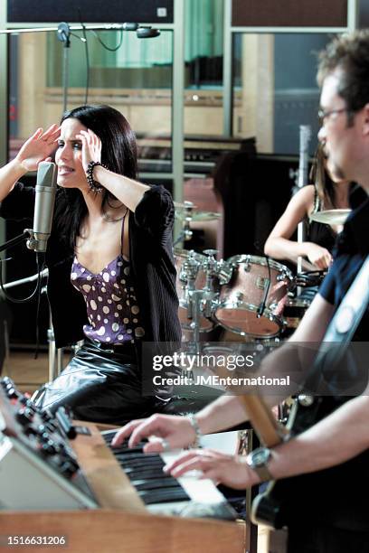 Andrea Corr at The Corrs EPK photo shoot, Air Studios, Lyndhurst Hall, London, 16th June 2000.