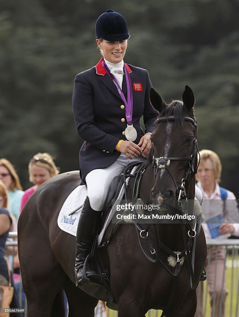 Zara Phillips Attends Blenheim Horse Trials