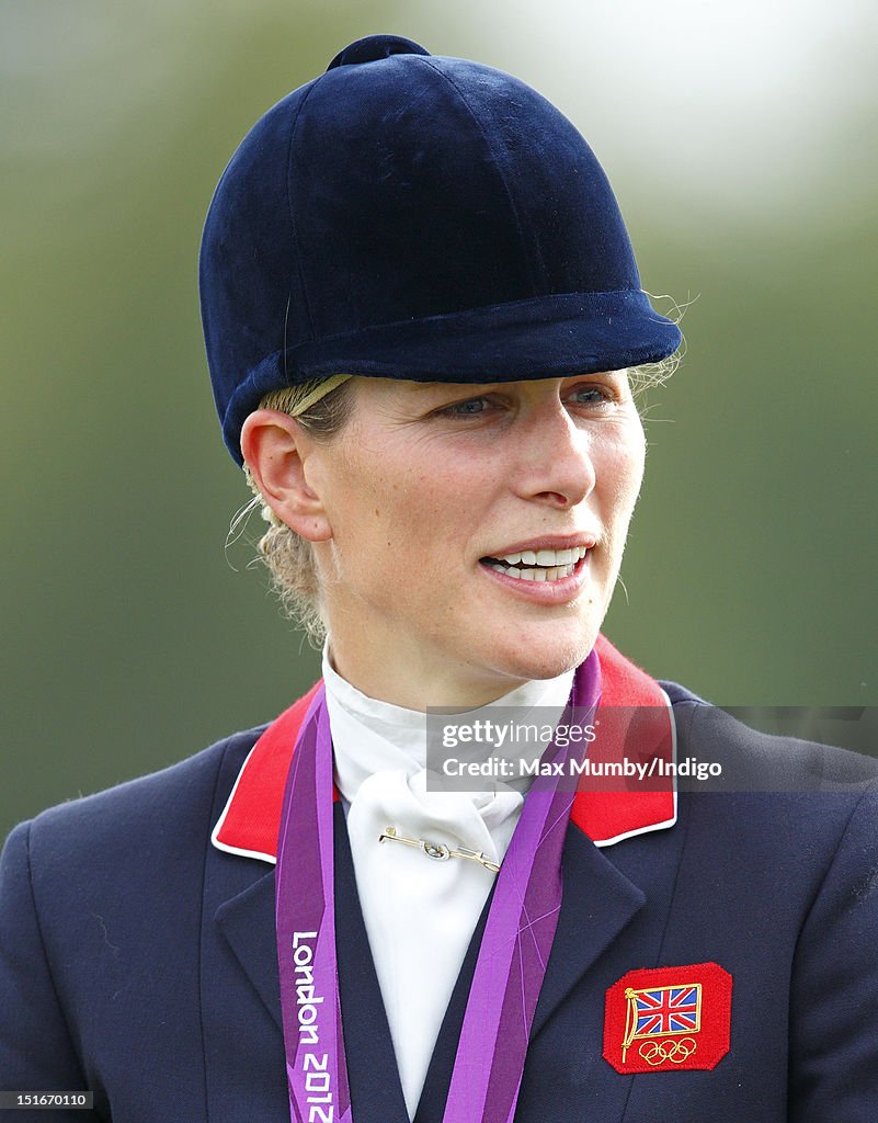 Zara Phillips Attends Blenheim Horse Trials