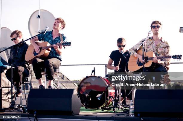 Citizens! perform during the Festival Auf Den Daechern on September 9, 2012 in Berlin, Germany.