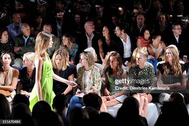 Designer Oscar De La Renta, TV personality Andy Cohen, actress Sarah Jessica Parker, Barry Diller, Chairman and Senior Executive of...