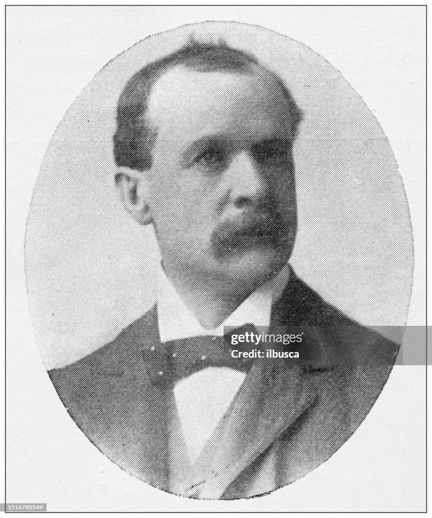 Charles Fitzpatrick Antique Image From British Magazine Charles Fitzpatrick High-Res Vector ...