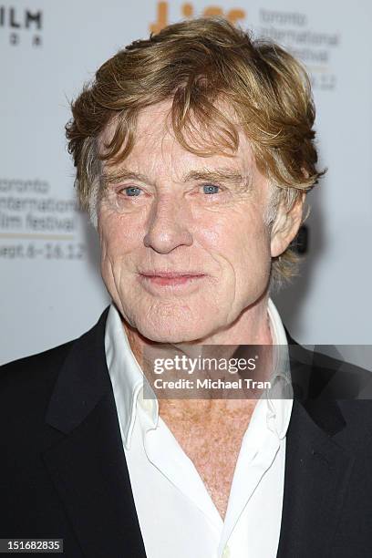 Robert Redford arrives at "The Company You Keep" premiere during the 2012 Toronto International Film Festival held at Roy Thomson Hall on September...