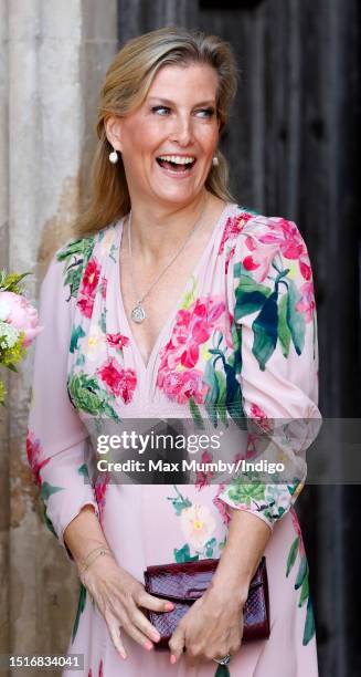 Sophie, Duchess of Edinburgh attends a service to celebrate the 75th anniversary of the NHS at Westminster Abbey on July 5, 2023 in London, England....