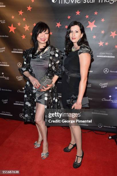 Guests attend Rising Stars: Walk The Red Carpet Hello! Hollywood Party during the 2012 Toronto International Film Festival at the Ritz Carlton on...