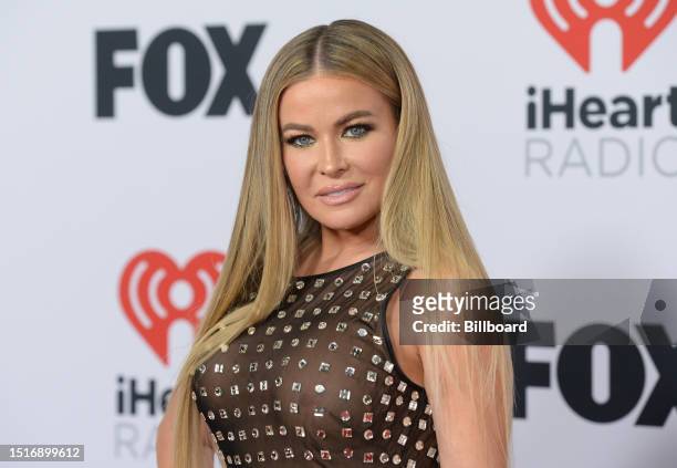 Carmen Electra at the 2022 iHeartRadio Music Awards held at Shrine Auditorium on March 22, 2022 in Los Angeles, California.
