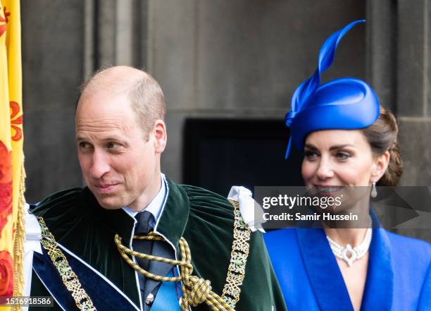 Catherine, Princess of Wales, known as the Duchess of Rothesay while in Scotland and Prince William, Prince of Wales, know as the Duke of Rothesay...