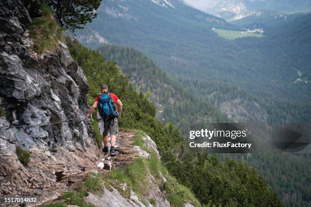 Narrow Ridge Path Walking Narrow Path Photos and Premium High Res Pictures - Getty Images