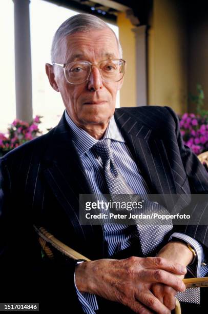 English art historian John Pope-Hennessy posed in Florence, Italy in 1993. Pope-Hennessy was Director of the Victoria and Albert Museum from 1967 to...