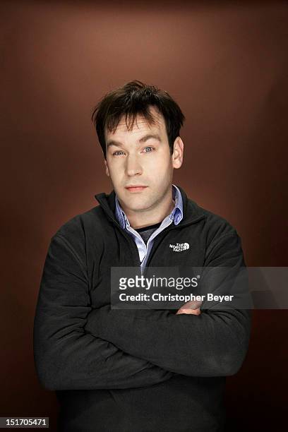 Actor Mike Birbiglia is photographed at the Sundance Film Festival for Entertainment Weekly Magazine on January 22, 2012 in Park City, Utah.