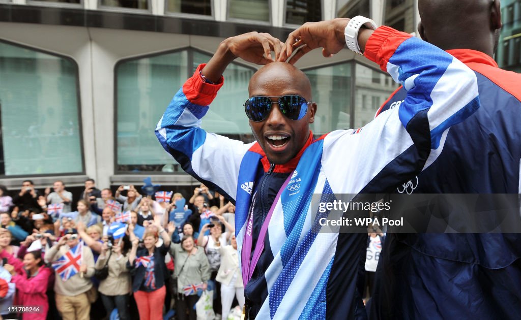 Olympics & Paralympics Team GB - London 2012 Victory Parade