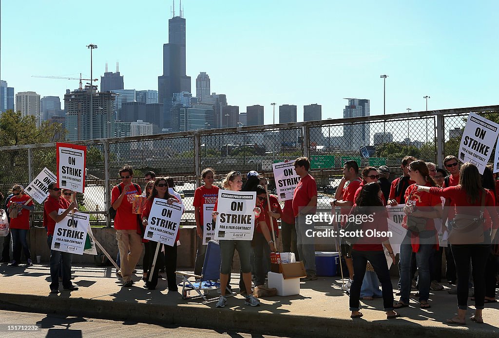 Chicago Teachers Go On Strike For First Time In 25 Years