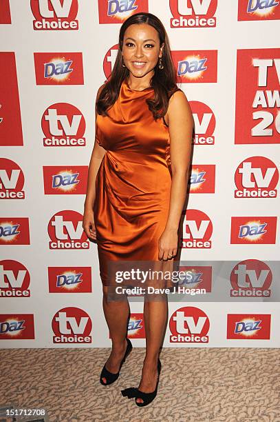 Jaye Jacobs attends the TV Choice Awards 2012 at The Dorchester on September 10, 2012 in London, England.