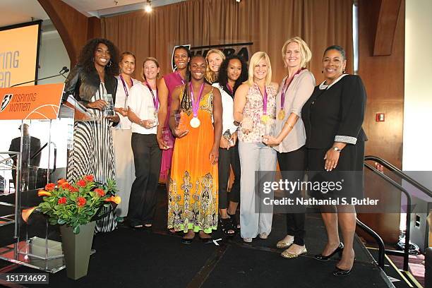 Venus Williams, Logan Tom, Lauren Tamayo, Danielle Scott-Arruda, Claressa Shields, Paige McPherson, Kayla Harrison, Betsey Armstrong and WNBA...