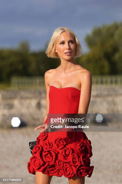 Olympia of Greece attends the Valentino Haute Couture Fall/Winter 2023/2024 show as part of Paris Fashion Week at Chateau de Chantilly on July 05,...